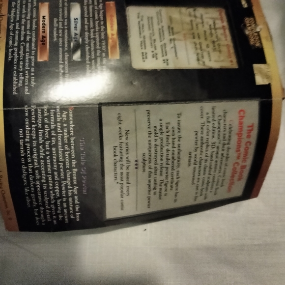 Comic Book Champions Captain America Golden Age Fine Pewter Figure. - Picture 4 of 6